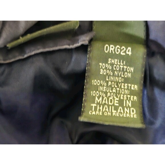 Vtg LL Bean Coat Womens L Blue Thermore Quilted Field Barn Outdoor Winter Chore - Picture 9 of 9